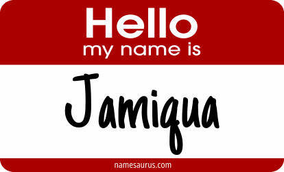 Hello my name is Jamiqua png download