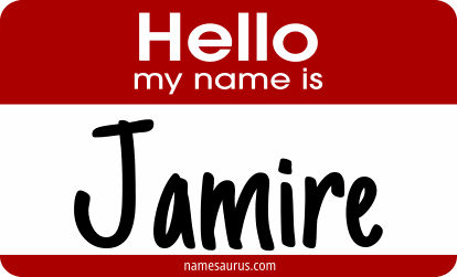 Hello my name is Jamire png download