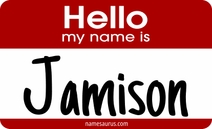 Hello my name is Jamison png download