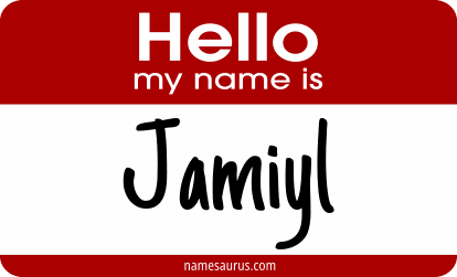 Hello my name is Jamiyl png download