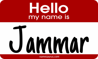 Hello my name is Jammar png download