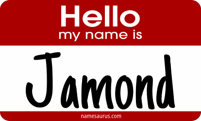 Hello my name is Jamond png download