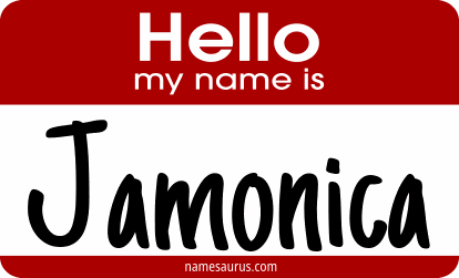 Hello my name is Jamonica png download