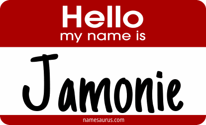 Hello my name is Jamonie png download
