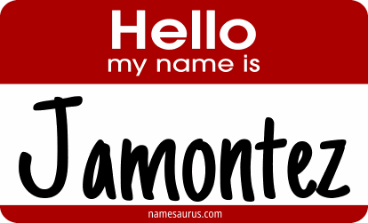 Hello my name is Jamontez png download