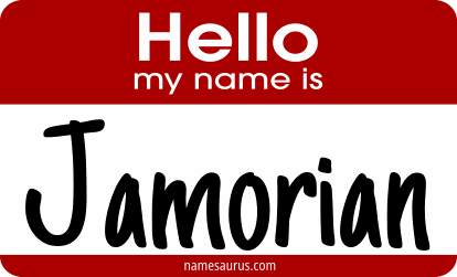 Hello my name is Jamorian png download