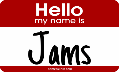 Hello my name is Jams png download