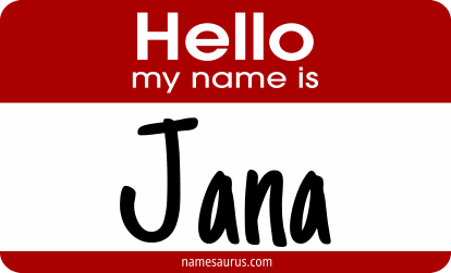 Hello my name is Jana png download