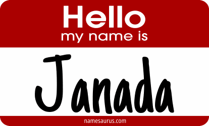 Hello my name is Janada png download