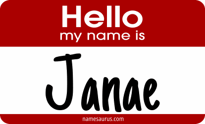 Hello my name is Janae png download