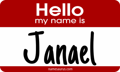 Hello my name is Janael png download