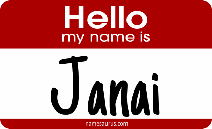 Hello my name is Janai png download