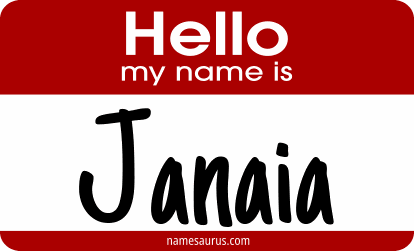 Hello my name is Janaia png download