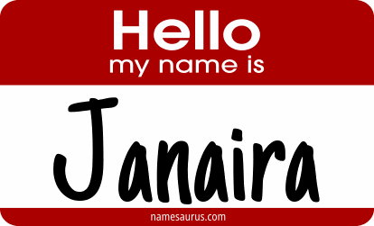 Hello my name is Janaira png download