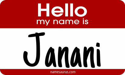 Hello my name is Janani png download