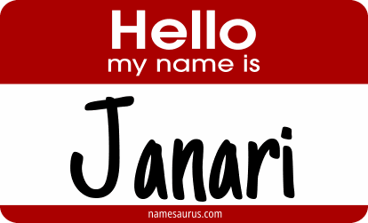 Hello my name is Janari png download
