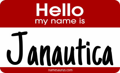 Hello my name is Janautica png download