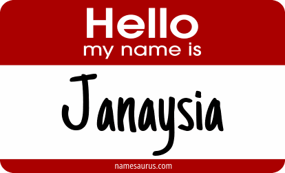Hello my name is Janaysia png download