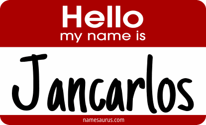 Hello my name is Jancarlos png download