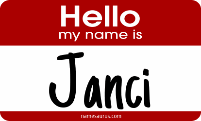 Hello my name is Janci png download