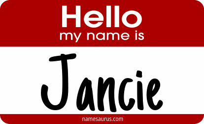 Hello my name is Jancie png download