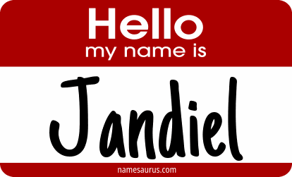 Hello my name is Jandiel png download