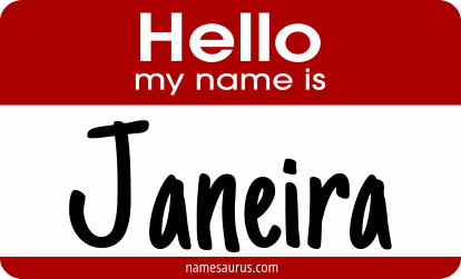 Hello my name is Janeira png download