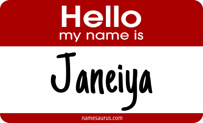 Hello my name is Janeiya png download