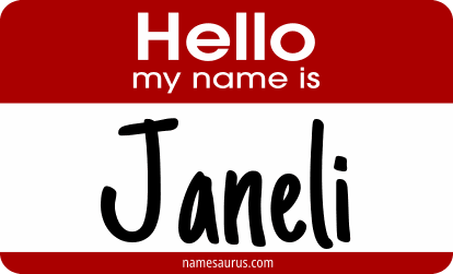 Hello my name is Janeli png download