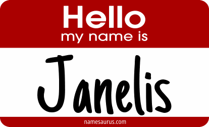Hello my name is Janelis png download