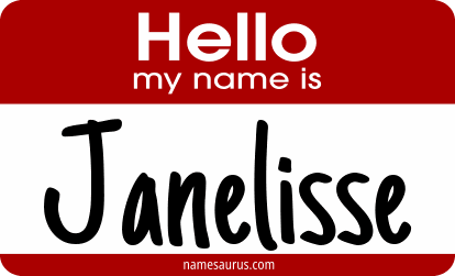 Hello my name is Janelisse png download