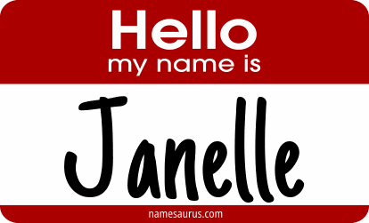 Hello my name is Janelle png download