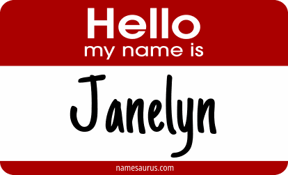 Hello my name is Janelyn png download