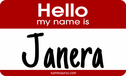 Hello my name is Janera png download