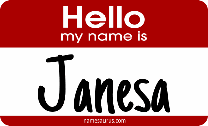 Hello my name is Janesa png download