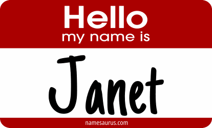 Hello my name is Janet png download
