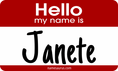 Hello my name is Janete png download