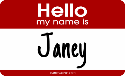 Hello my name is Janey png download