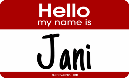 Hello my name is Jani png download