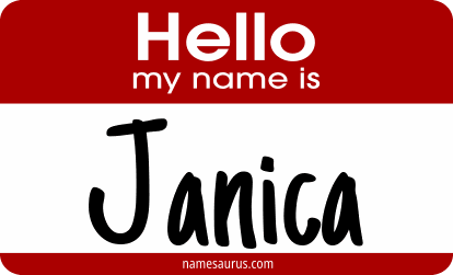 Hello my name is Janica png download