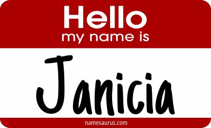 Hello my name is Janicia png download