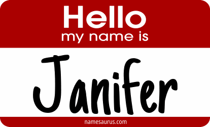Hello my name is Janifer png download