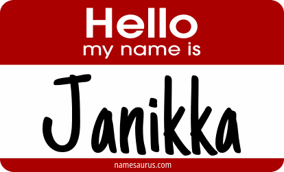 Hello my name is Janikka png download