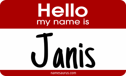 Hello my name is Janis png download