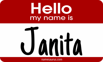 Hello my name is Janita png download