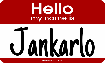 Hello my name is Jankarlo png download