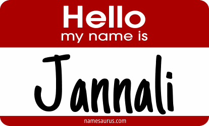 Hello my name is Jannali png download