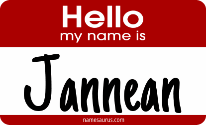 Hello my name is Jannean png download