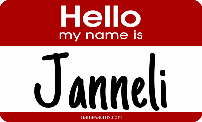 Hello my name is Janneli png download