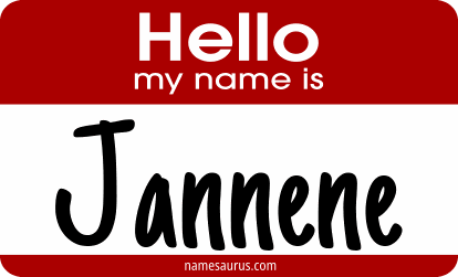 Hello my name is Jannene png download
